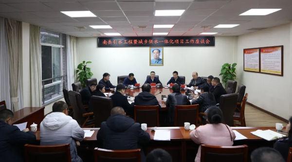 蒋炳炎调研引水工程项目时强调：加快扫尾攻坚 打造优质工程 早日惠及于民