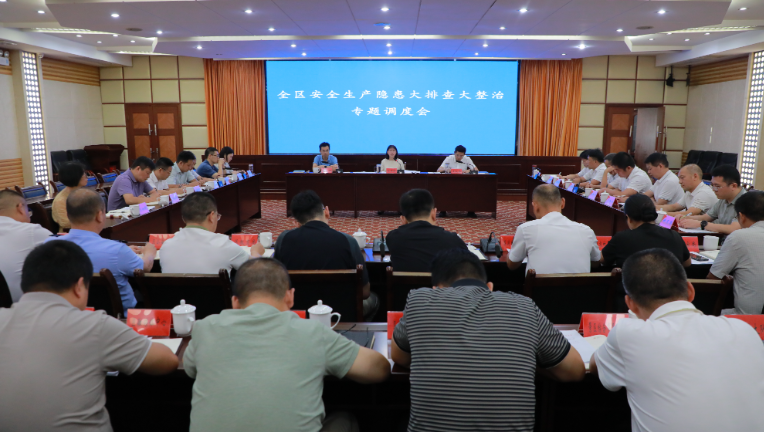 全区安全生产隐患大排查大整治专题调度会召开