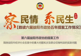 图解 | 察民情系民生 数读六届益阳市政协五年提案工作情况