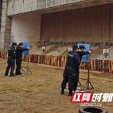 持枪为民 桃江县公安局组织开展手枪射击训练