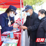 益阳高新区消防“摆台设点”助推全民消防学习平台