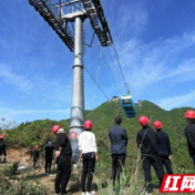 安化县市场监管局开展客运索道应急救援演练