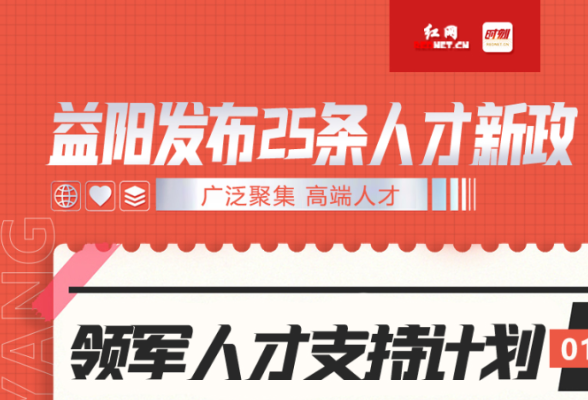 海报丨WANT YOU！益阳发布25条人才新政，详细点击进入→