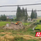 南县中鱼口镇：问诊“空心房”拆除  助推乡村振兴建设