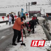 南县武圣宫镇：齐心协力除冰雪 打通回家平安路