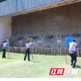 夏日练兵，大通湖公安实弹射击训练现场