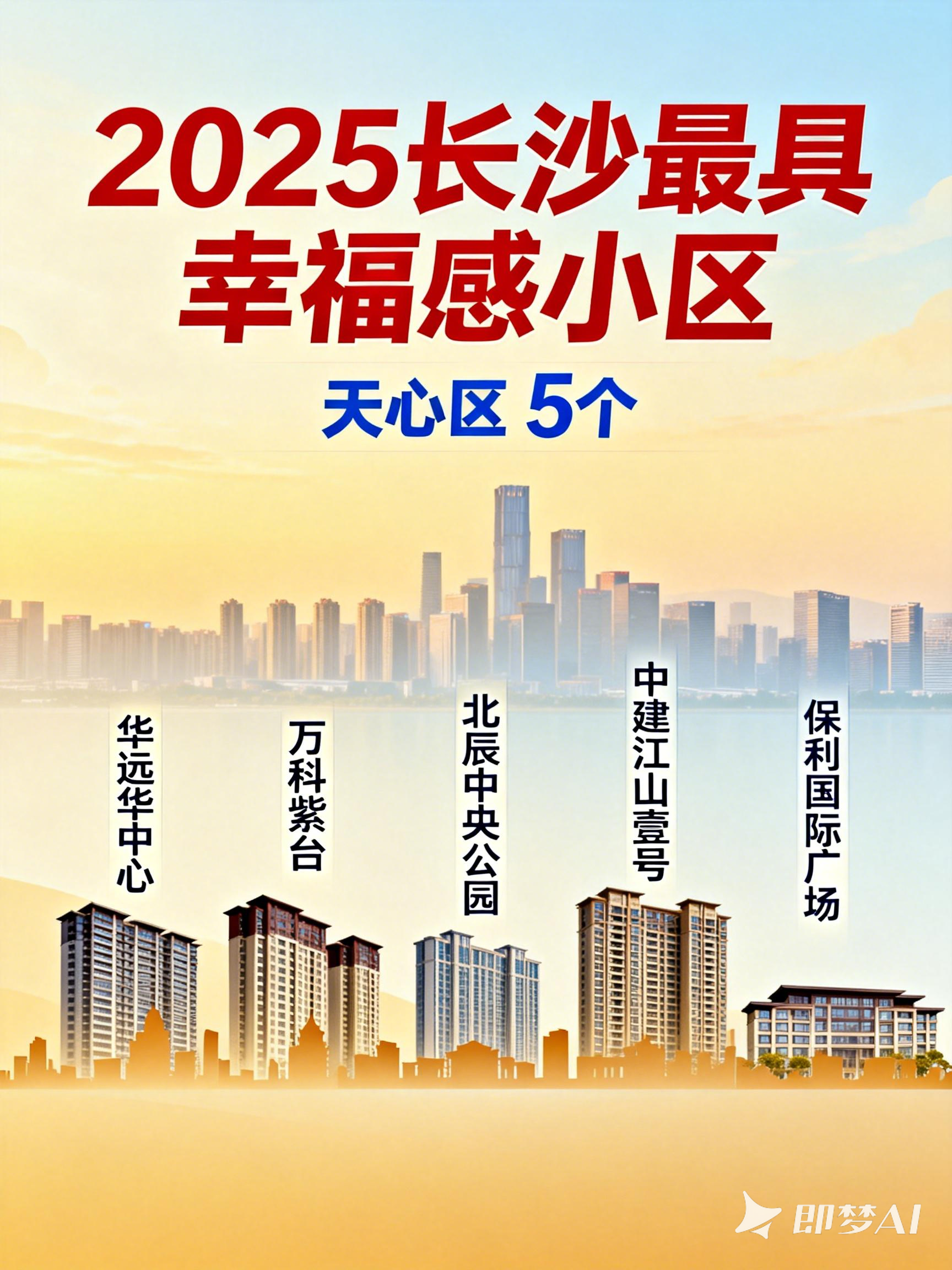 jimeng-2026-01-07-2859-请制作一张“2025长沙最具幸福感小区”的海报，海报内包含以下文字。2025长沙....png