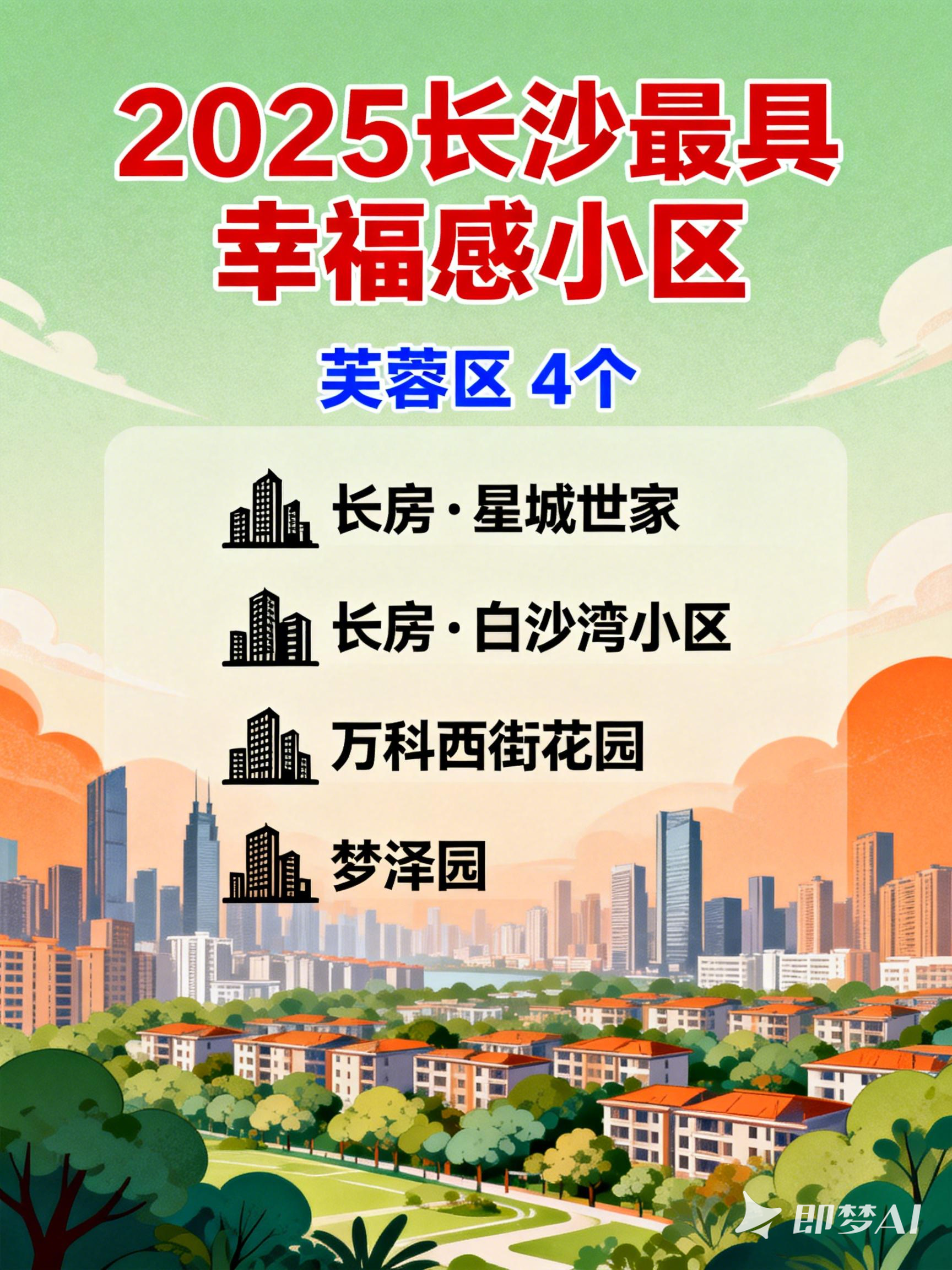 jimeng-2026-01-07-3889-请制作一张“2025长沙最具幸福感小区”的海报，海报内包含以下文字。2025长沙....png