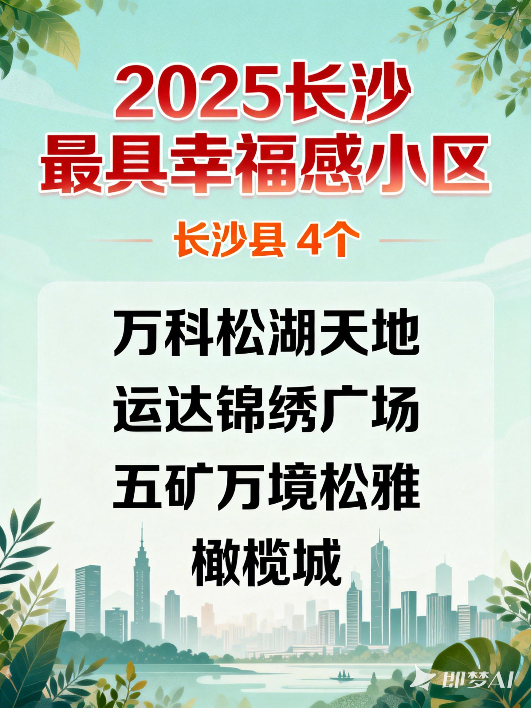 jimeng-2026-01-07-9505-请制作一张“2025长沙最具幸福感小区”的海报，海报内包含以下文字。2025长沙....png