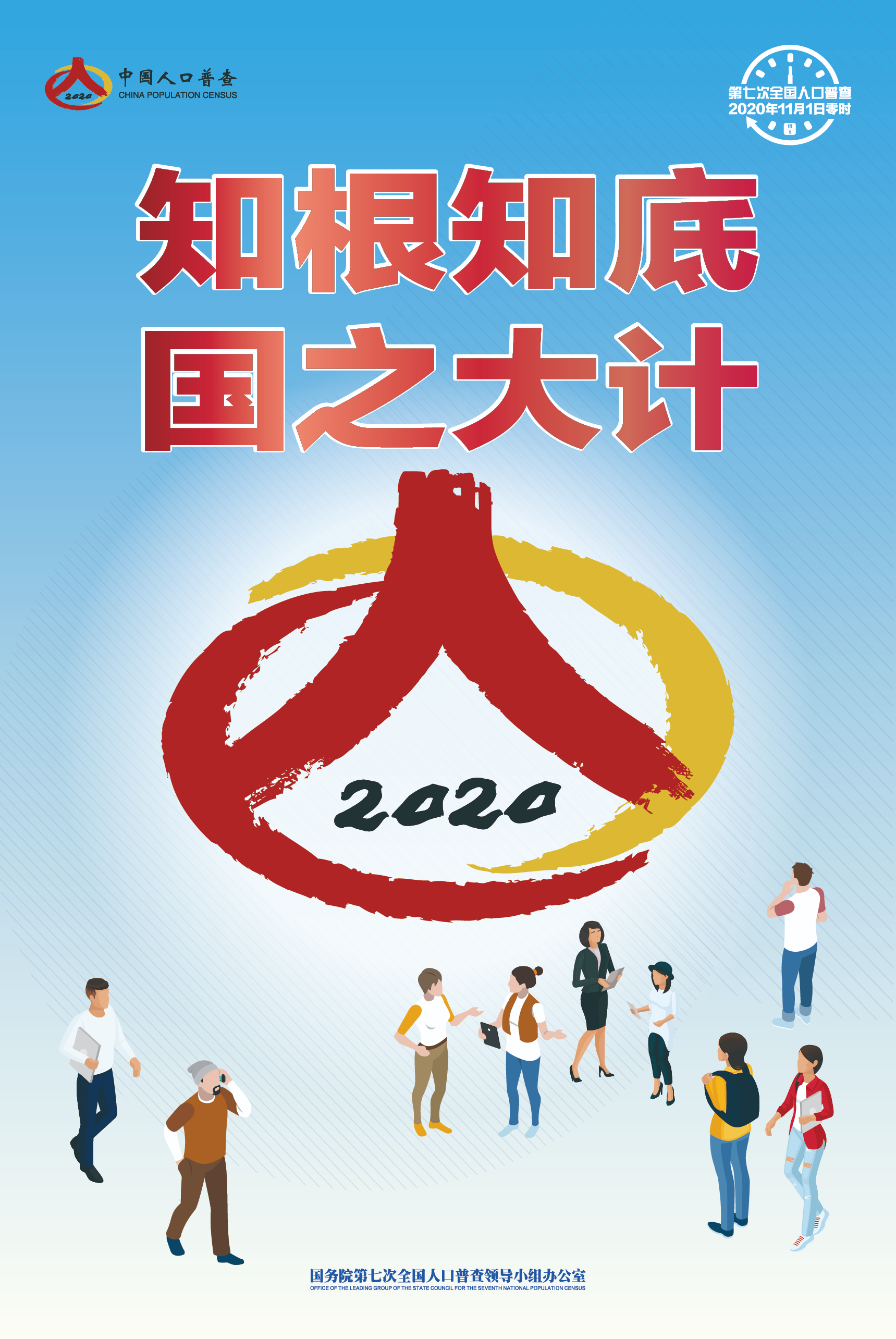 人口海报_海报|全国人口共14亿1178万人(2)