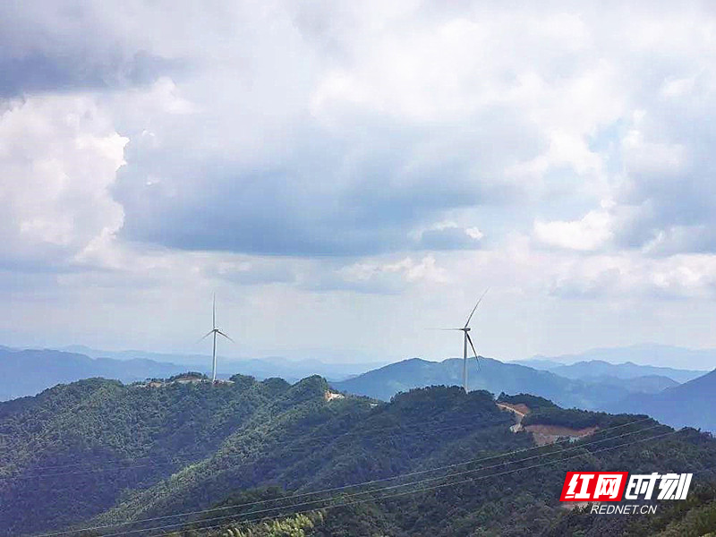 资兴市七甲江背山风电场有望今年底并网发电