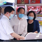 吉炳轩一行到湖南省优质农产品产销对接综合服务中心调研