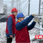国网湖南电力迎战2023年首轮雨雪