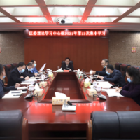 冷水滩区委理论学习中心组开展2021年第十三次集中学习