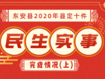 东安县2020年县定十件民生实事完成情况（上）