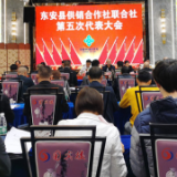 东安县召开供销合作社联合社第五次代表大会