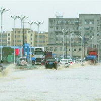 道县：强降雨突袭道路积水 部门紧急疏通保障道路畅通