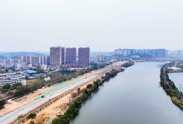 永州经开区：湘江西路项目建设进入“快车道”