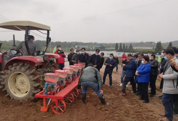 永州召开大豆玉米带状复合种植现场推进会