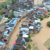 道县：遭遇特大暴雨 农田被淹积水严重