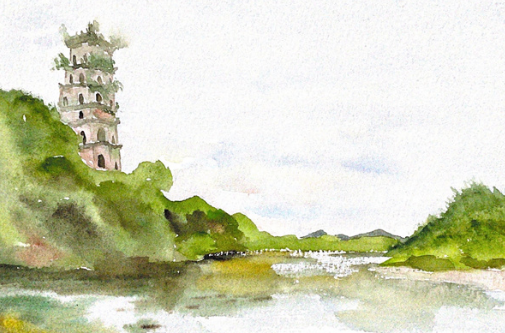 唱响好永州丨水彩画中的东安，原来那么美！