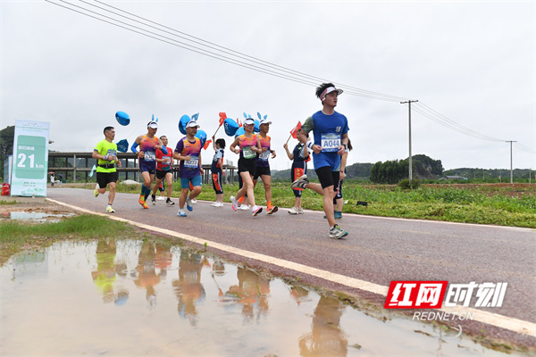 2022年户外健身休闲大会（江永站）暨大美永州大穿越活动现场。