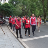 祁阳：吴东涛深入白竹湖社区开展全国文明城市创建志愿服务活动