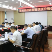 东安县召开经济指标调度分析会