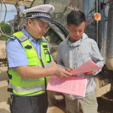 道县：交警战高温斗酷暑 全力推进交通秩序整治