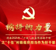 榜样的力量·道县丨2021年“十佳”村级组织担当作为好干部