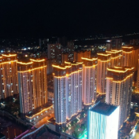 视频丨湖南新田：扮靓城市夜景 “点亮”城市文明