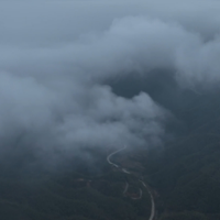 美丽蓝山：初冬时节云海奔涌