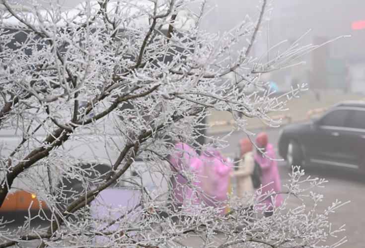 湖南蓝山：云冰山冰雪旅游火热