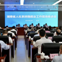 湖南省人社系统稳就业工作现场推进会在永州召开