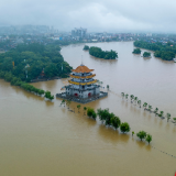 湖南道县：持续降雨 水位上涨