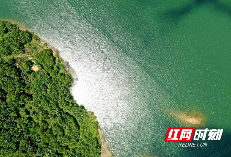 湖南新田：夏日金陵湖 风景美如画（组图）