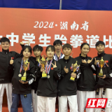 湖南科技学院在2024年湖南省大学生跆拳道比赛中荣获佳绩