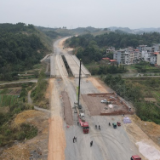 新田环城东路项目建设加快推进 预计春节前实现路面通车