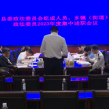 道县召开县委政法委员会组成人员、乡镇（街道）政法委员2023年度集中述职会议