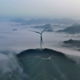 视频丨新田：雨后初霁九峰山 烟波浩渺似仙境