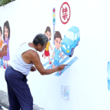 江永:手绘文明墙 让安全理念“上墙”又入心