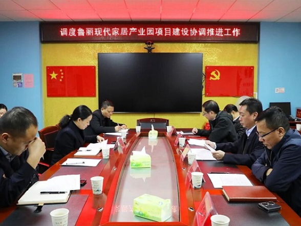 新田：黄永英主持召开鲁丽现代家居产业园项目建设协调推进工作调度会