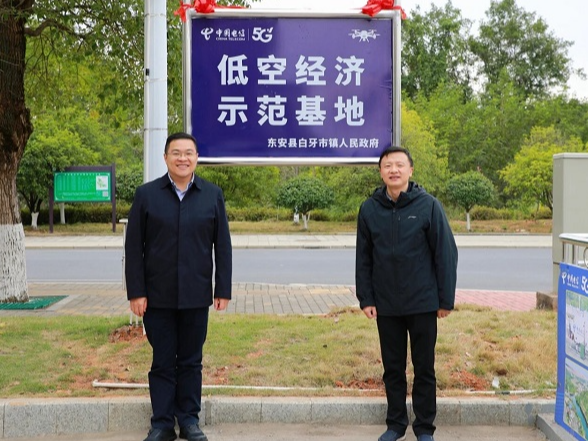 东安县白牙市镇低空经济示范基地正式交付