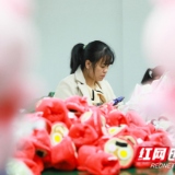 湖南新田：社区“微工厂” 务工顾家两不误（组图）