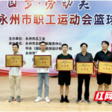 永州职院篮球队勇夺2025年永州市职工运动会篮球赛一等奖