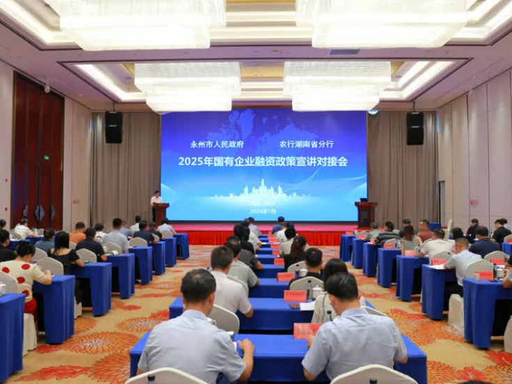 永州市举办国有企业融资政策宣讲对接活动