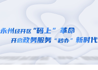 永州经开区：“码上”革命 开启政务服务“秒办”新时代