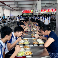永州市冷水滩区京华中学新食堂正式启用