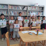 祁阳市八宝镇泥源村农家书屋举办儿童绘画活动