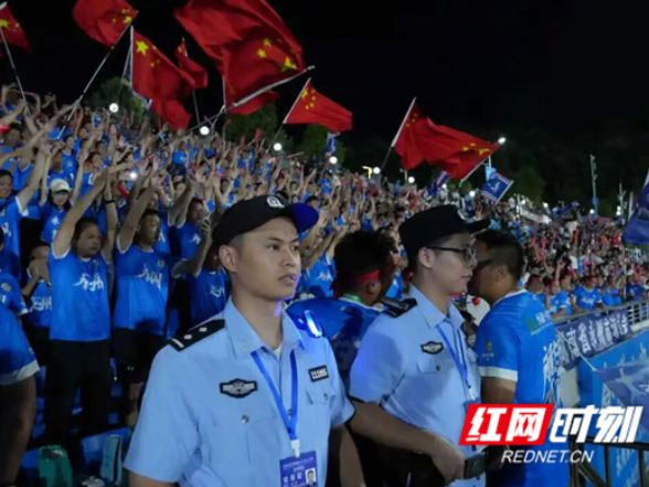 “警”彩续航 ！永州公安再交“湘超”主场安保高分答卷